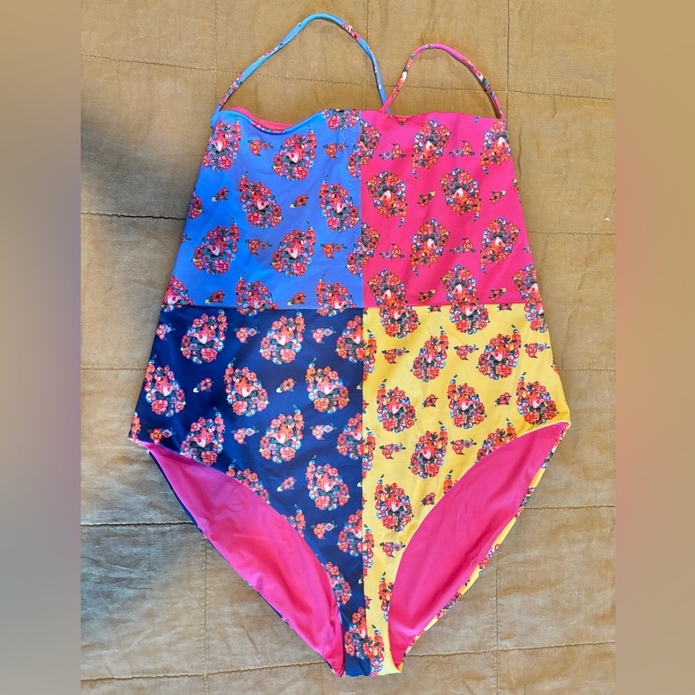 NWT Mara Hoffman Olympia One Piece Swimsuit Size XL